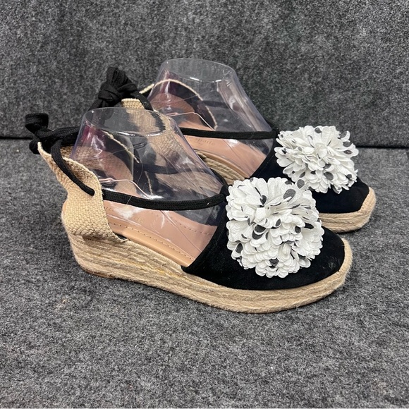 Kate Spade Lafayette Womens Espadrille Wedge Shoes Size 7.5 - Picture 8 of 12